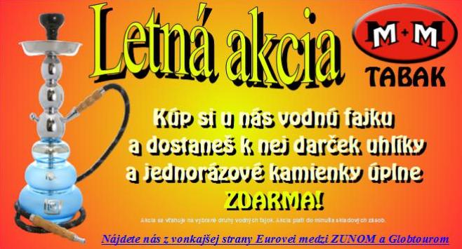 Letná akcia v M+M tabak