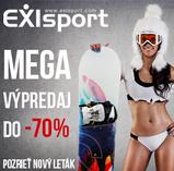 Exisport Mega výpredaj!