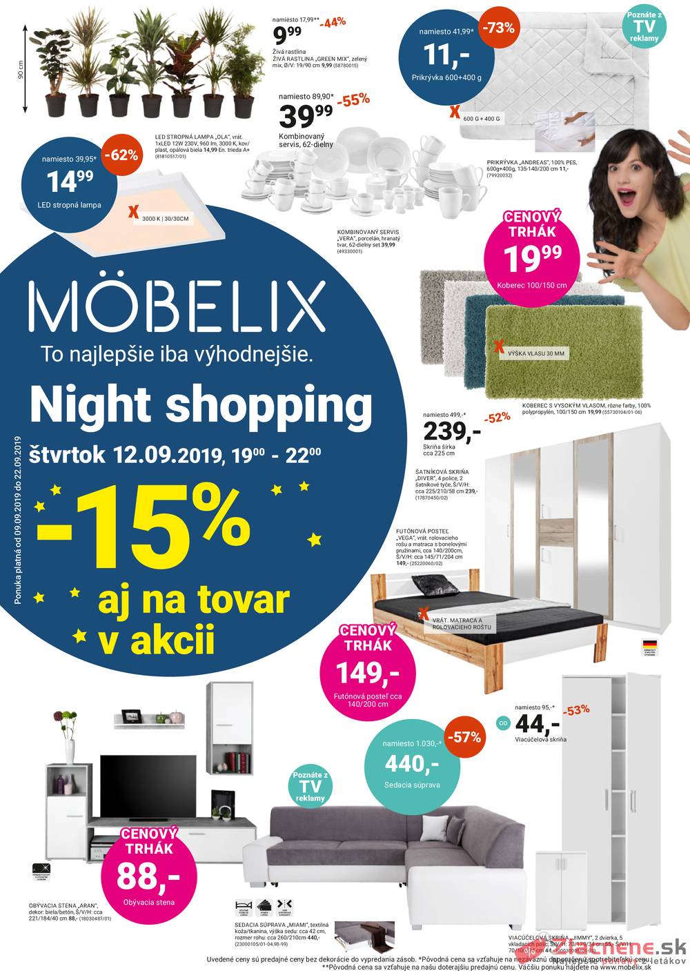 Leták Möbelix - Möbelix od 9.9. do 22.9.2019 - strana 1 Leták Möbelix - Möbelix od 9.9. do 22.9.2019 - strana 1