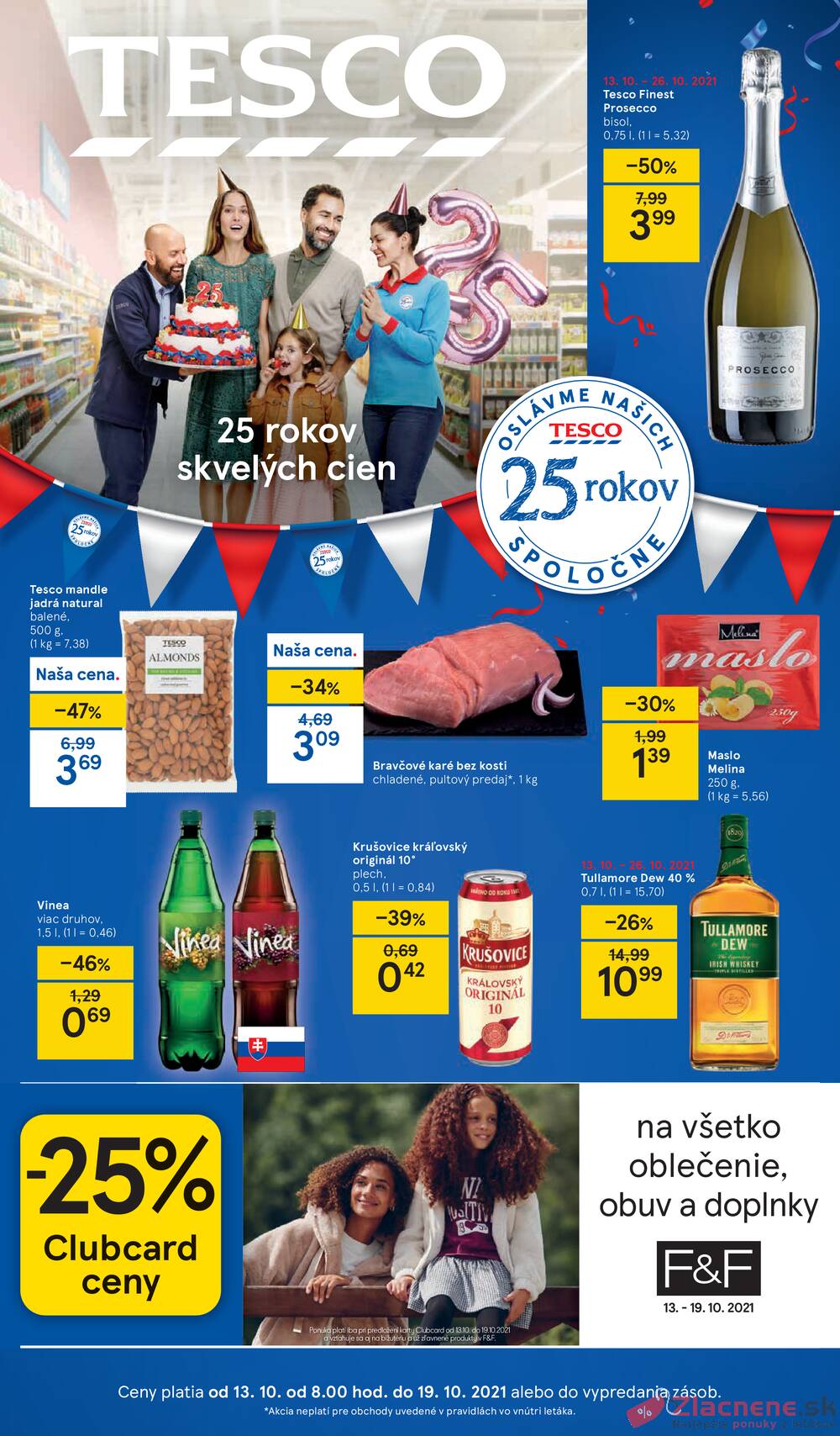 Leták Tesco - Tesco malé hypermarkety od 13.10. do 19.10.2021 - strana 1 Leták Tesco - Tesco malé hypermarkety od 13.10. do 19.10.2021 - strana 1