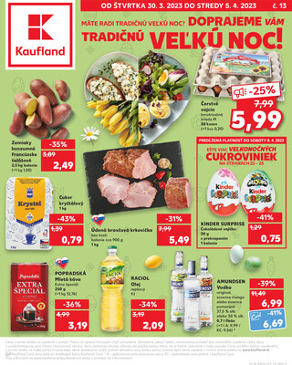 Leták Kaufland 30.3. - 5.4. - Kaufland Topoľčany