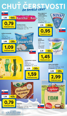 Tesco malé hypermarkety od 18.9. do 24.9.2024