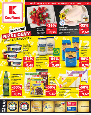 Leták Kaufland 17.10. - 23.10. - Kaufland Stará Ľubovňa