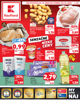 Leták Kaufland 24.10. - 30.10. - Kaufland Nové Mesto nad Váhom