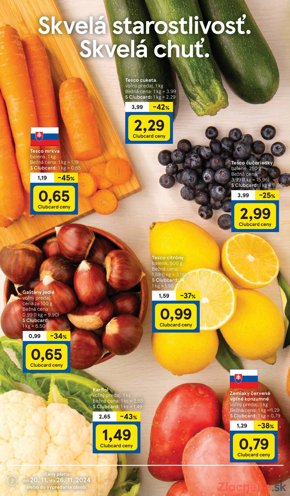 Leták Tesco - Tesco supermarkety od 20.11. do 26.11.2024 - strana 2