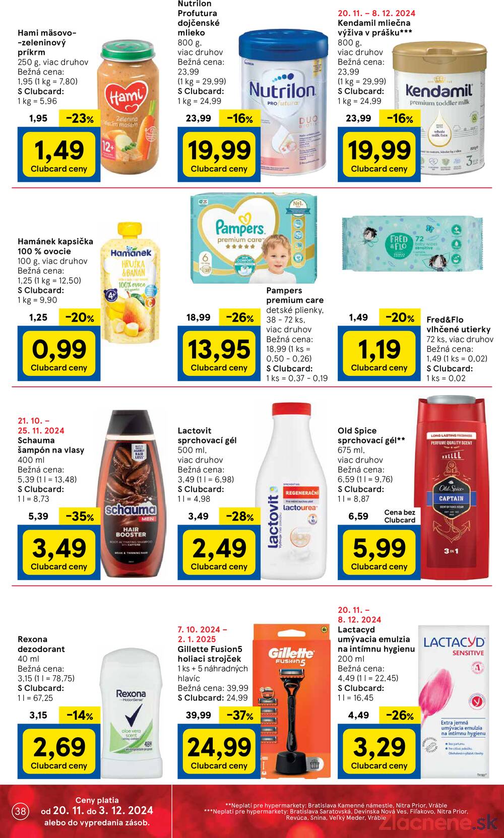 Leták Tesco - Tesco malé hypermarkety od 20.11. do 26.11.2024 - strana 38