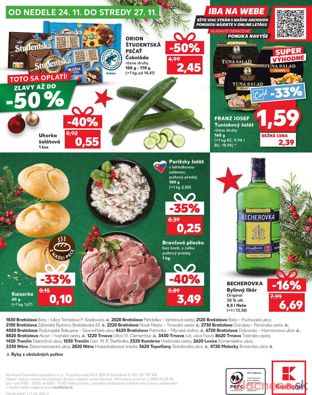 Leták Kaufland - Kaufland 21.11. - 27.11. - Kaufland Trnava - strana 78