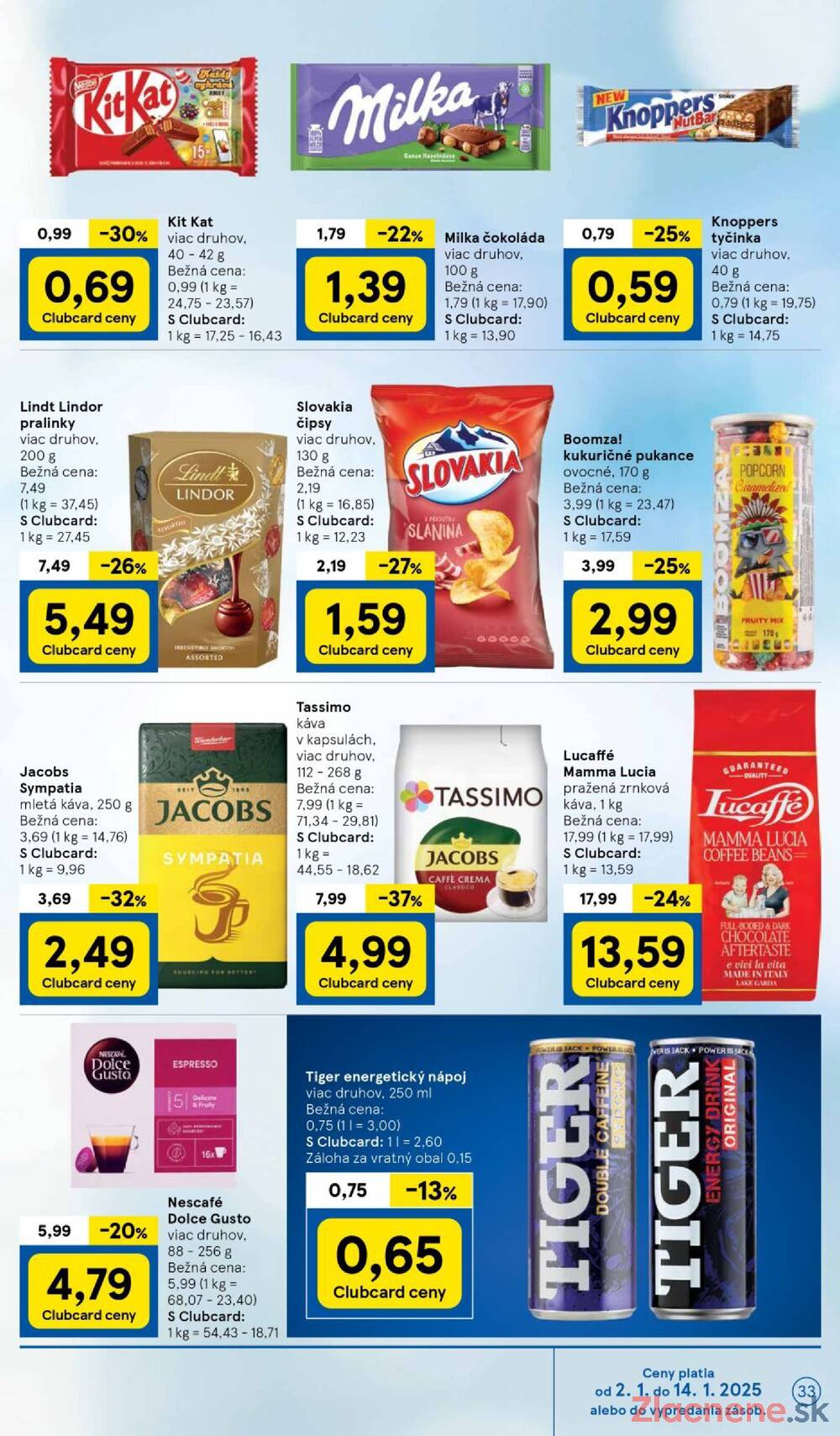 Leták Tesco - Tesco malé hypermarkety od 2.1. do 7.1.2025 - strana 33