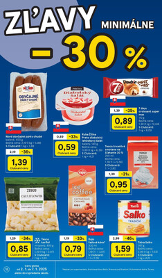 Tesco supermarkety od 2.1. do 7.1.2025