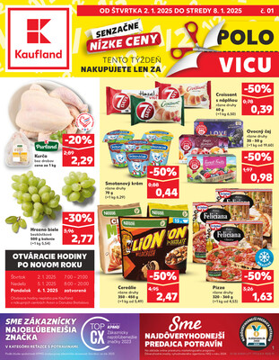 Leták Kaufland 2.1. - 8.1. - Kaufland Komárno