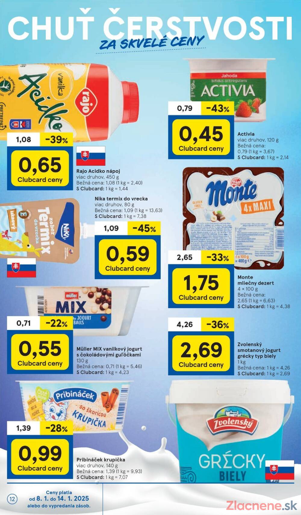 Leták Tesco - Tesco supermarkety od 8.1. do 14.1.2025 - strana 12