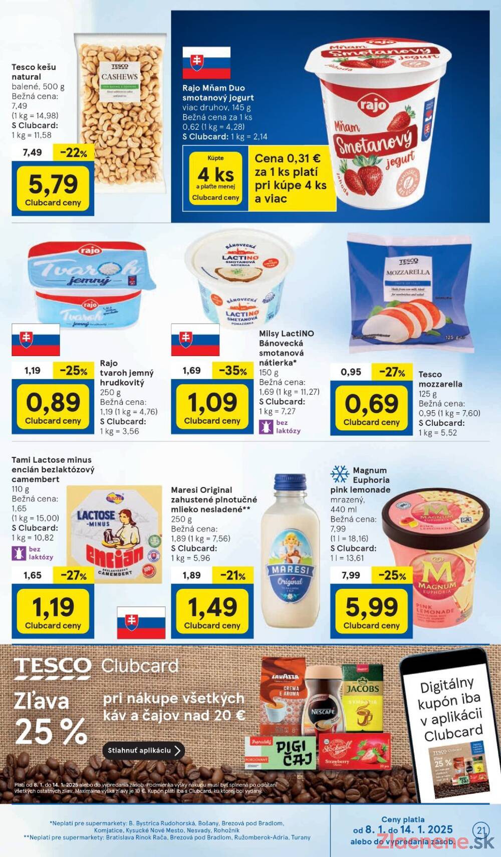 Leták Tesco - Tesco supermarkety od 8.1. do 14.1.2025 - strana 21