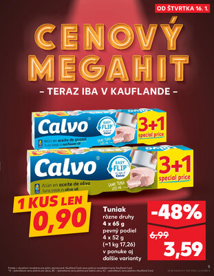 Kaufland 16.1. - 22.1. - Kaufland Tvrdošín