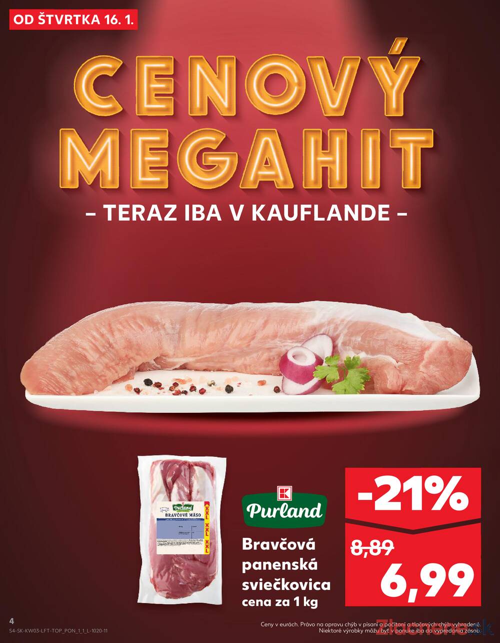 Leták Kaufland - Kaufland 16.1. - 22.1. - Kaufland Topoľčany - strana 4