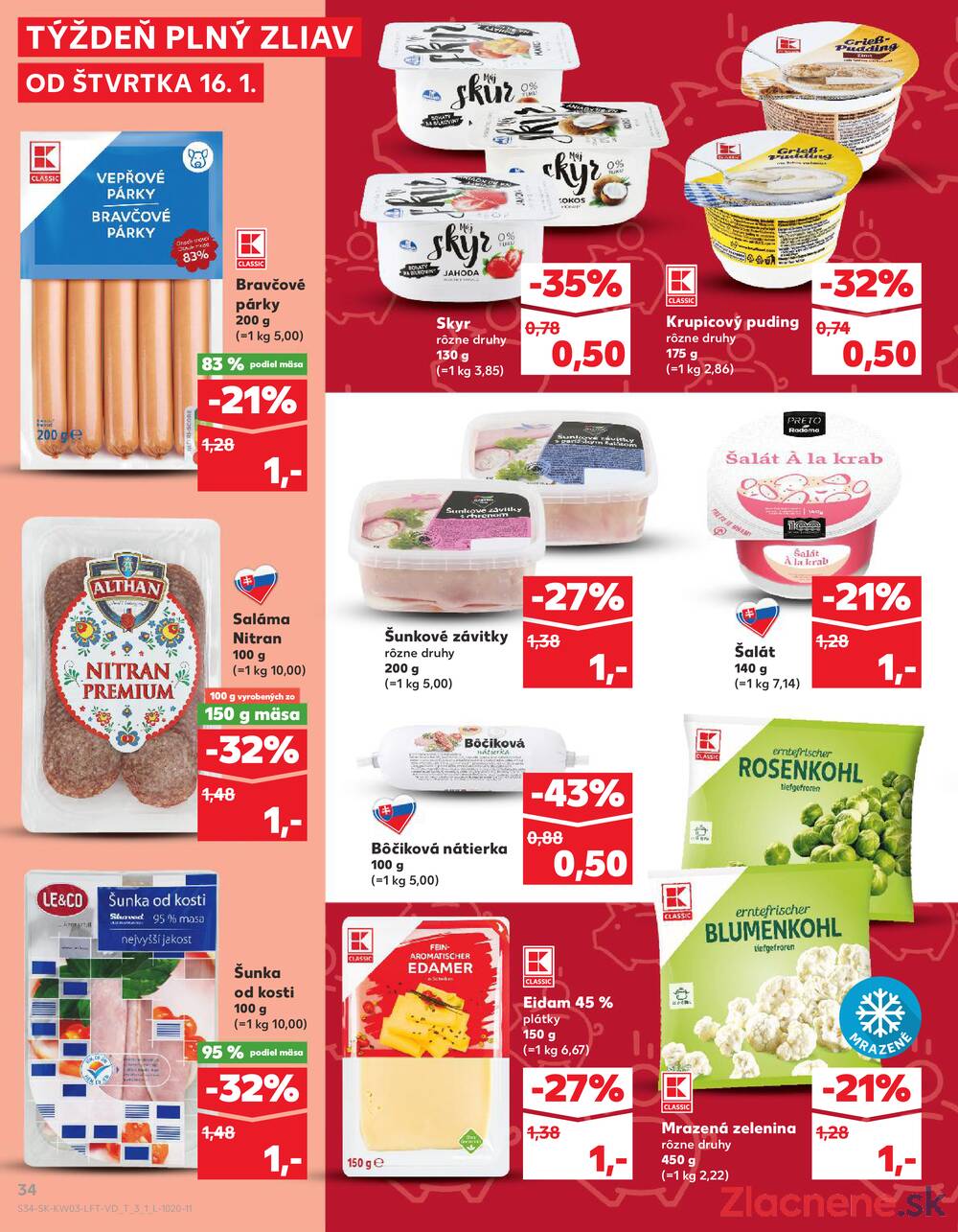 Leták Kaufland - Kaufland 16.1. - 22.1. - Kaufland Topoľčany - strana 34