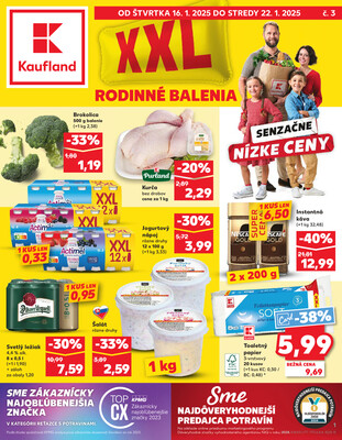 Leták Kaufland 16.1. - 22.1. - Kaufland Prievidza (Necpaly)