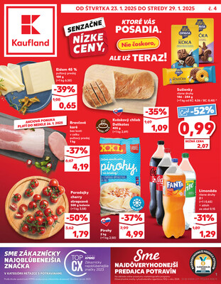 Leták Kaufland 23.1. - 29.1. - Kaufland Liptovský Mikuláš