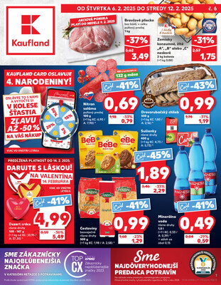 Leták Kaufland 6.2. - 12.2. - Kaufland Prešov - Ľubotice