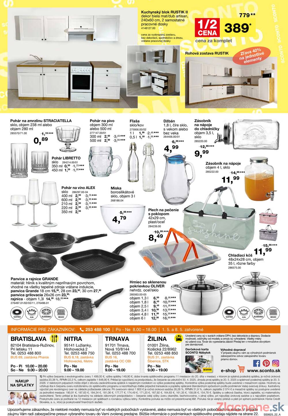 Leták SCONTO nábytok - Sconto nábytok od 30.4. do 13.5.2025 - strana 22