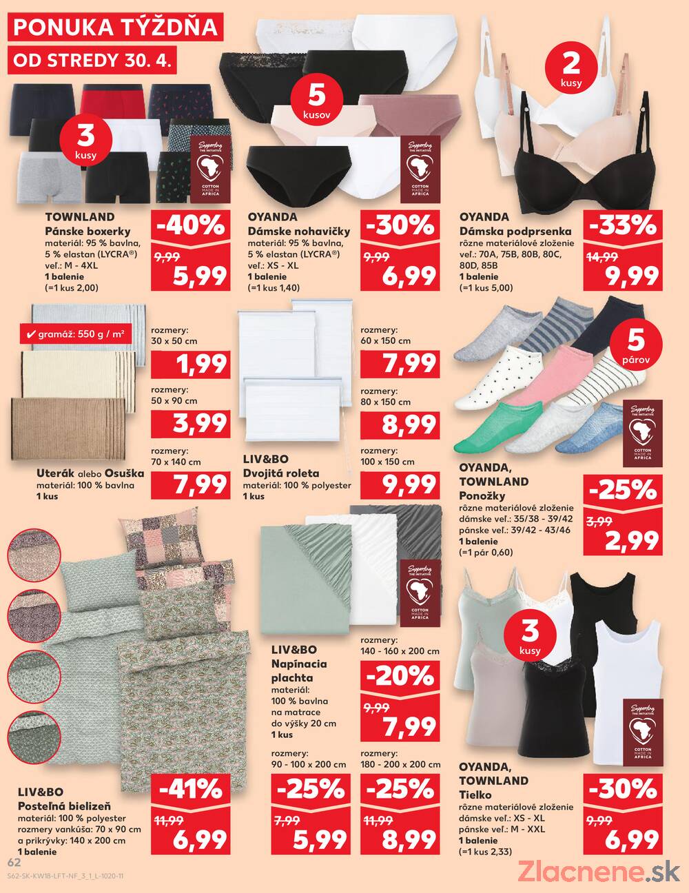 Leták Kaufland - Kaufland 30.4. - 6.5. - Kaufland Púchov - strana 62