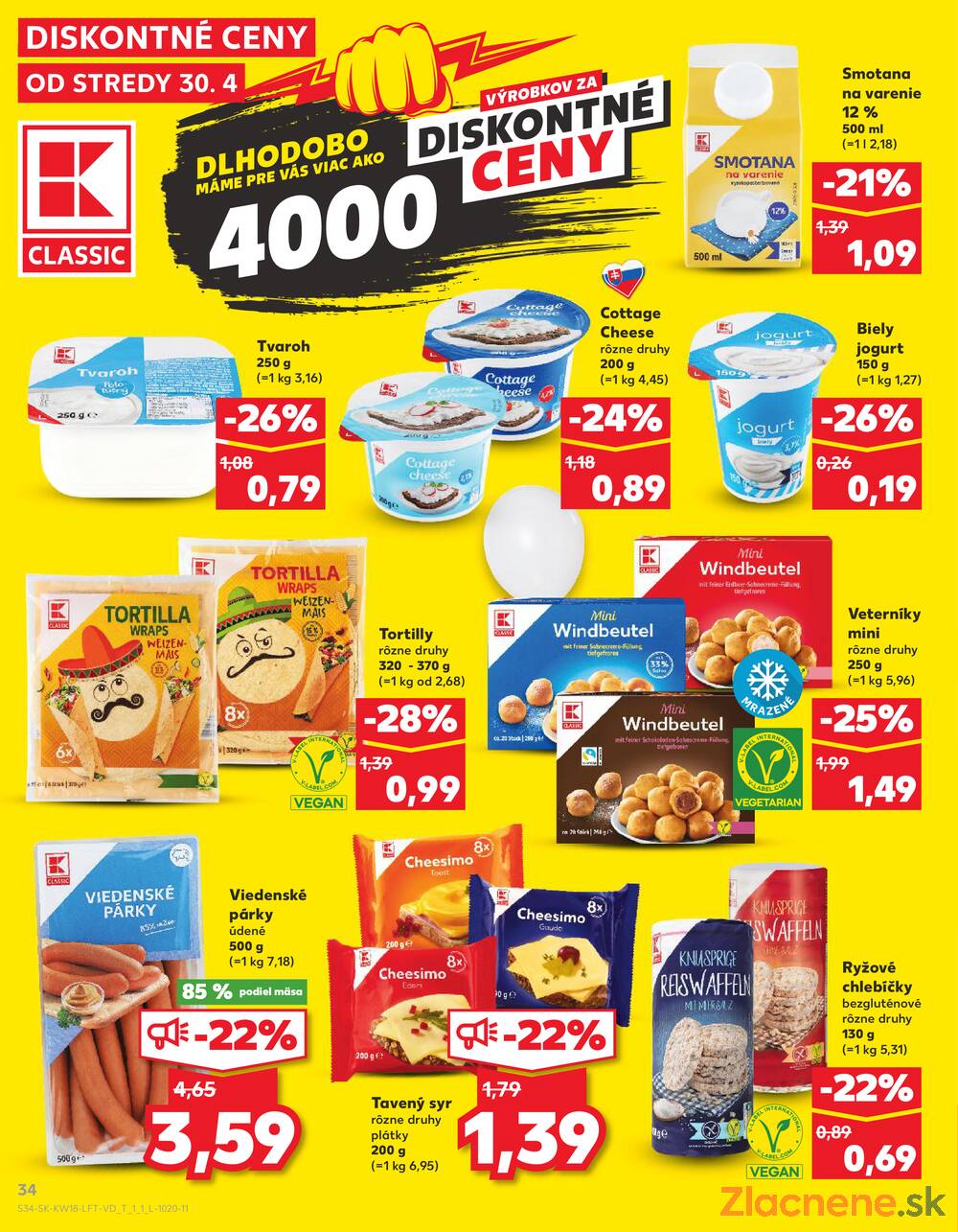 Leták Kaufland - Kaufland 30.4. - 6.5. - Kaufland Poprad - Jiřího Wolkera - strana 34
