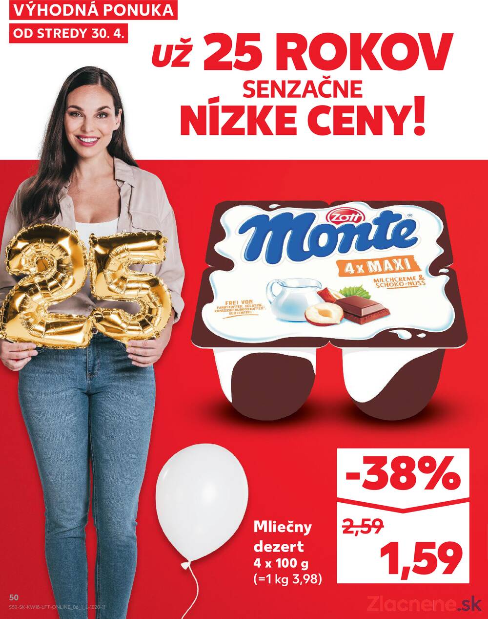 Leták Kaufland - Kaufland 30.4. - 6.5. - Kaufland Poprad - Jiřího Wolkera - strana 50
