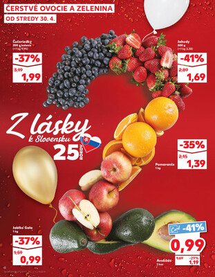 Kaufland 30.4. - 6.5. - Kaufland Poprad - Jiřího Wolkera