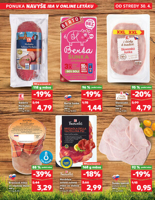 Kaufland 30.4. - 6.5. - Kaufland Poprad - Jiřího Wolkera