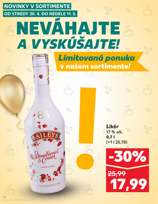 Kaufland 30.4. - 6.5. - Kaufland Bratislava - Petržalka