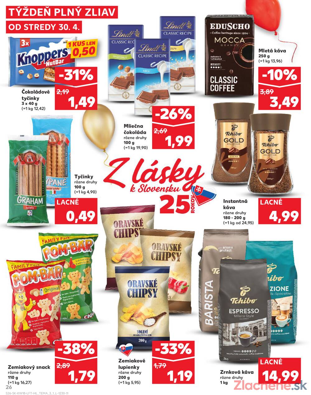 Leták Kaufland - Kaufland 30.4. - 6.5. - Kaufland Šamorín-Mliečno - Krajinská cesta - strana 26