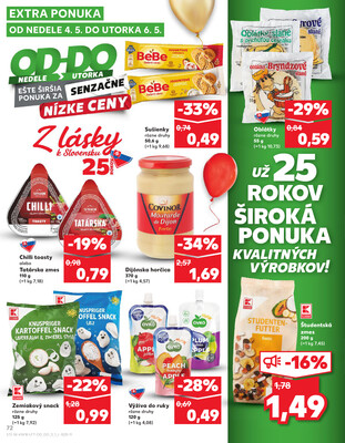 Kaufland 30.4. - 6.5. - Kaufland Bratislava - Nové Mesto