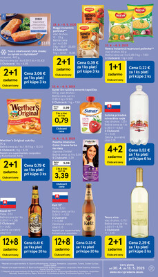Tesco supermarkety od 30.4. do 6.5.2025