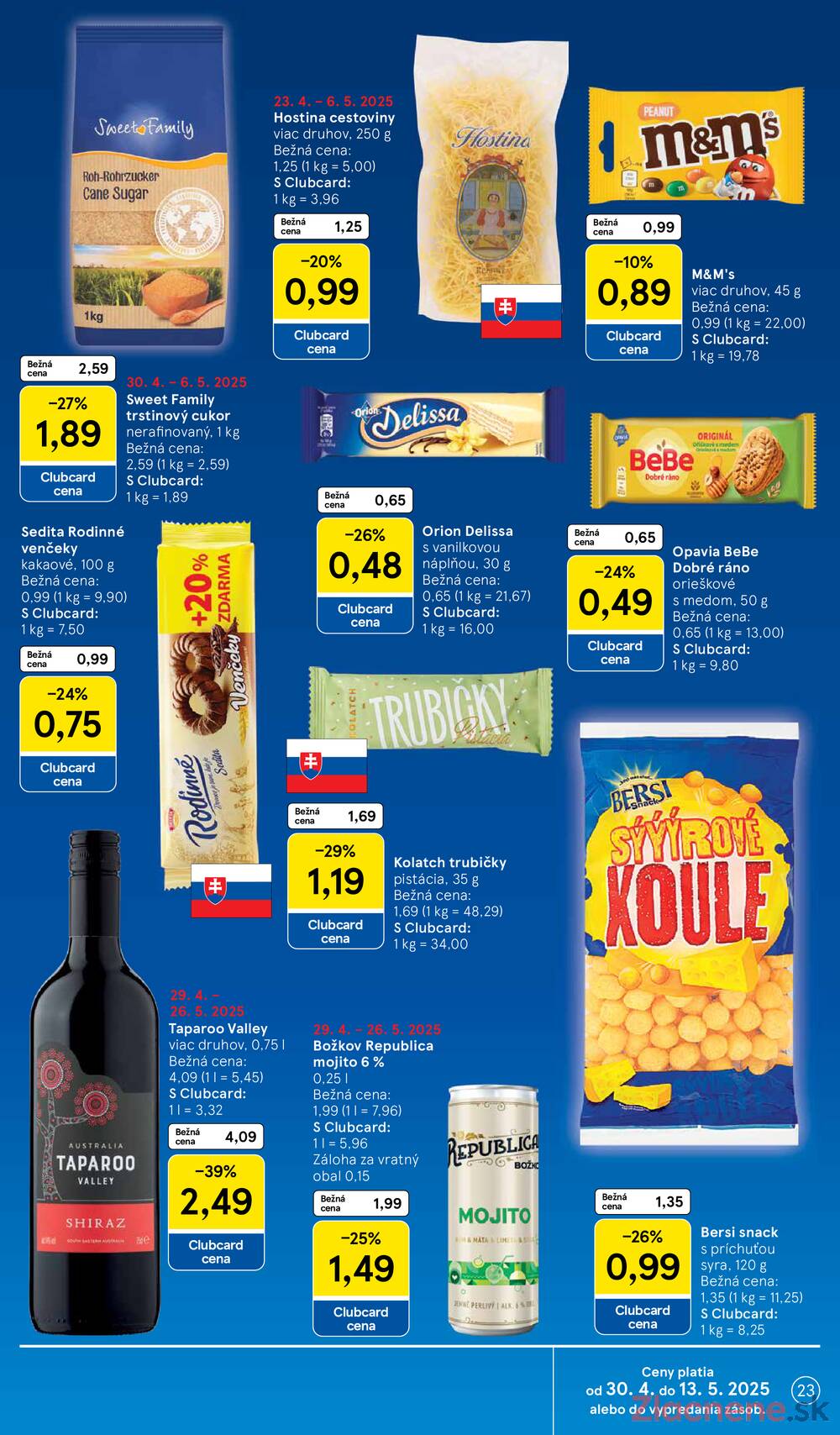 Leták Tesco - Tesco malé hypermarkety od 30.4. do 6.5.2025 - strana 23 Leták Tesco - Tesco malé hypermarkety od 30.4. do 6.5.2025 - strana 23
