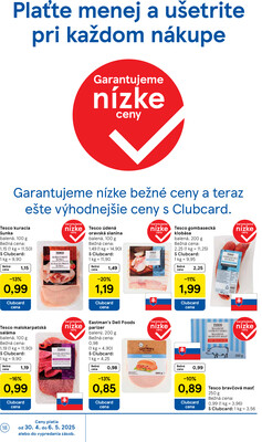 Leták Tesco
		  platný do 6.5.2025 - strana 18