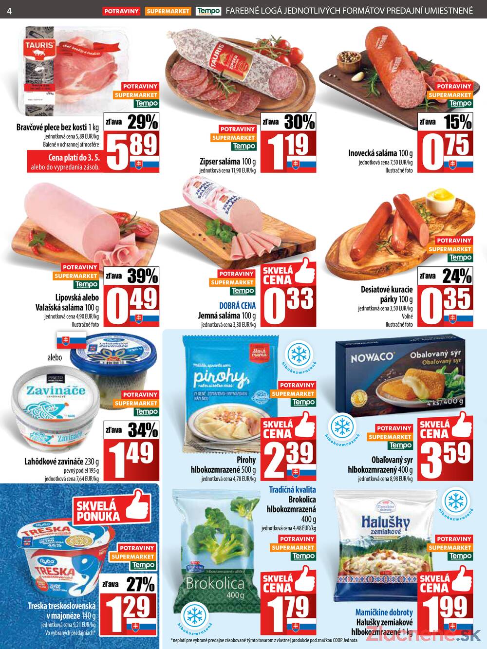Leták COOP Jednota Slovensko - COOP do 7.5. - strana 4