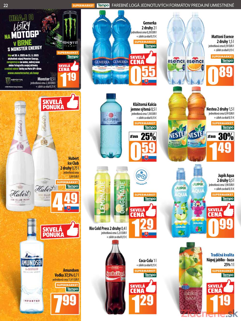 Leták COOP Jednota Slovensko - COOP do 7.5. - strana 22