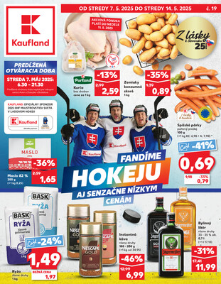 Leták Kaufland 7.5. - 14.5. - Kaufland Veľký Meder