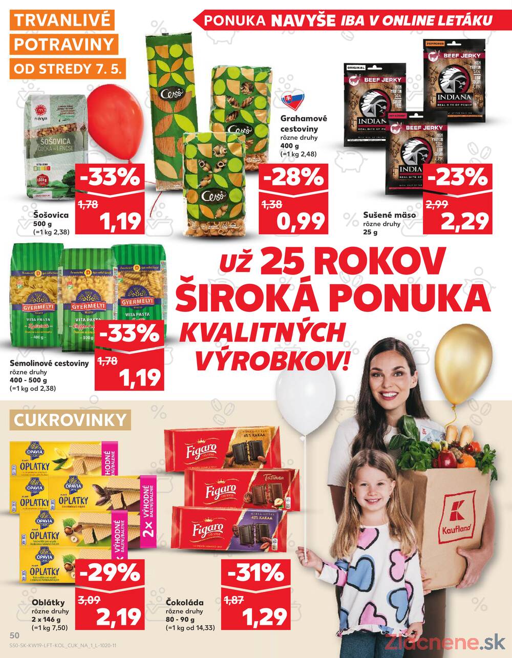 Leták Kaufland - Kaufland 7.5. - 14.5. - Kaufland Nitra - Čermáň - strana 50