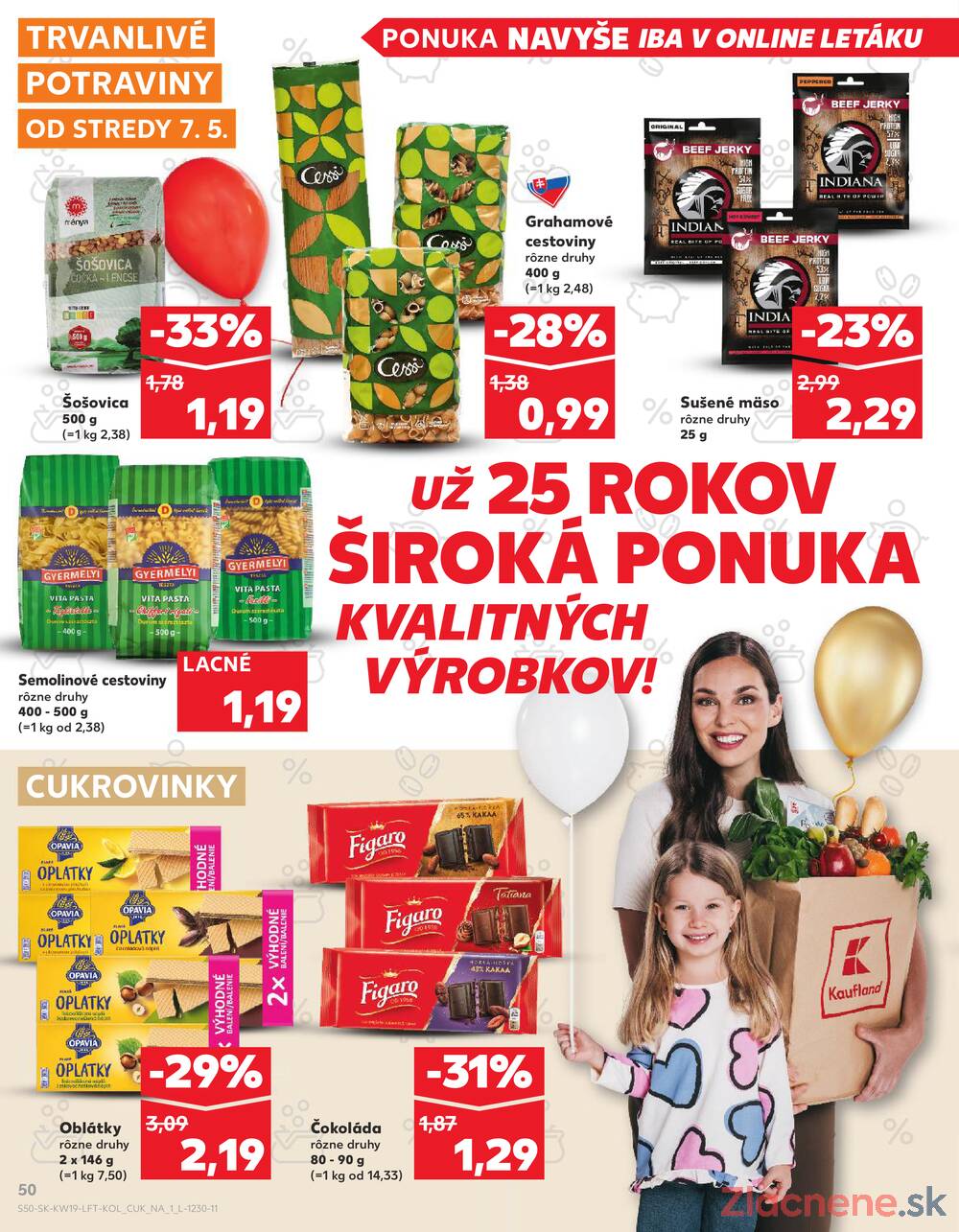 Leták Kaufland - Kaufland 7.5. - 14.5. - Kaufland Považská Bystrica - Centrum - strana 50