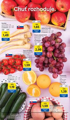 Tesco supermarkety od 7.5. do 13.5.2025
