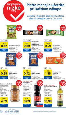 Tesco supermarkety od 7.5. do 13.5.2025