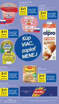 Tesco supermarkety od 7.5. do 13.5.2025