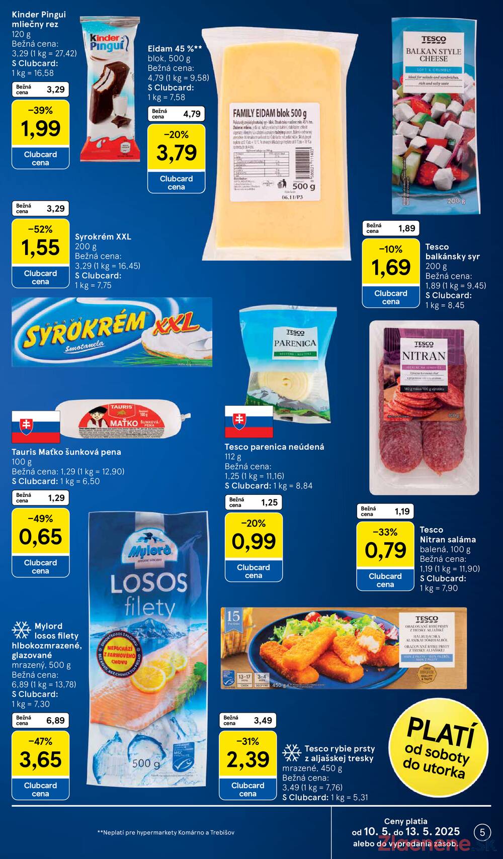 Leták Tesco - Tesco malé hypermarkety od 7.5. do 13.5.2025 - strana 5 Leták Tesco - Tesco malé hypermarkety od 7.5. do 13.5.2025 - strana 5