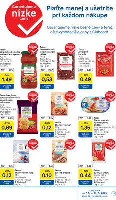 Tesco malé hypermarkety od 7.5. do 13.5.2025