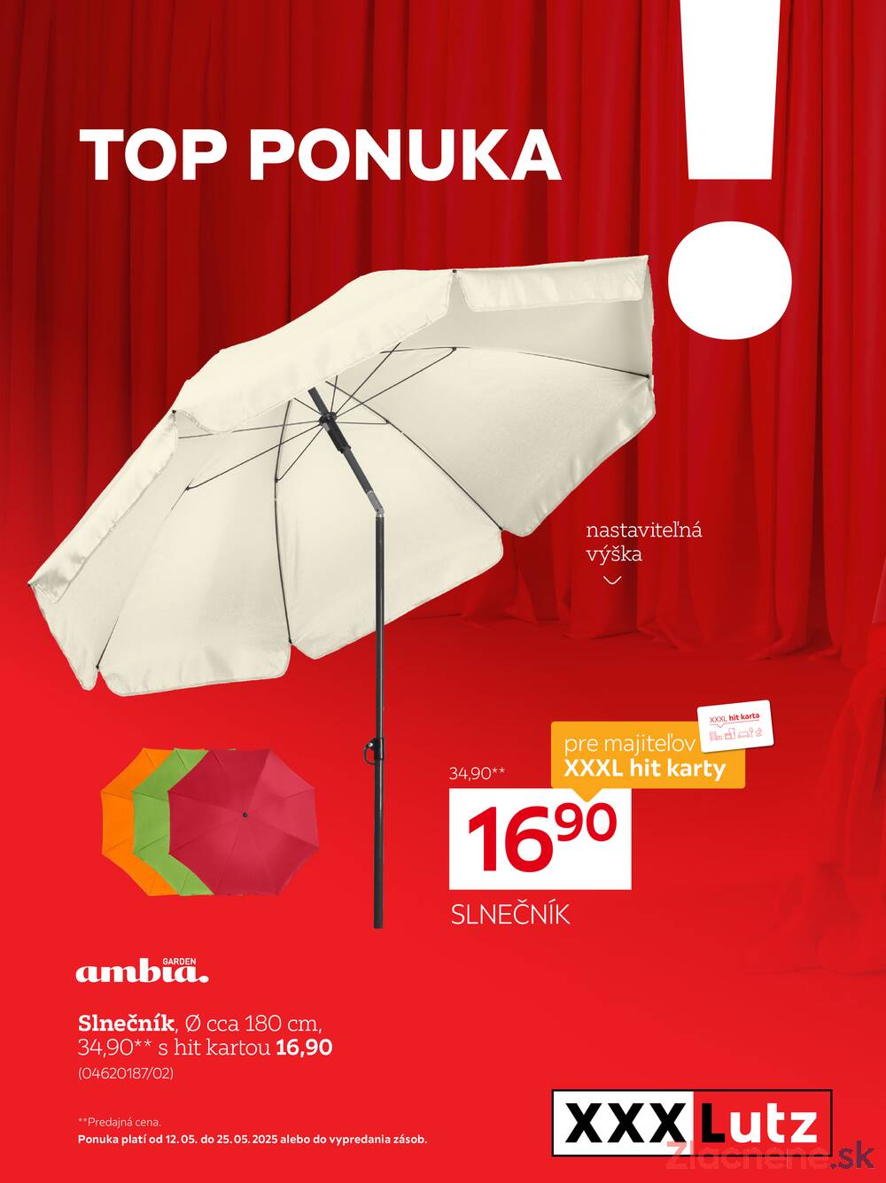 Leták XXXLutz - XXXLutz Top ponuka 12.5. - 25.5. - strana 1