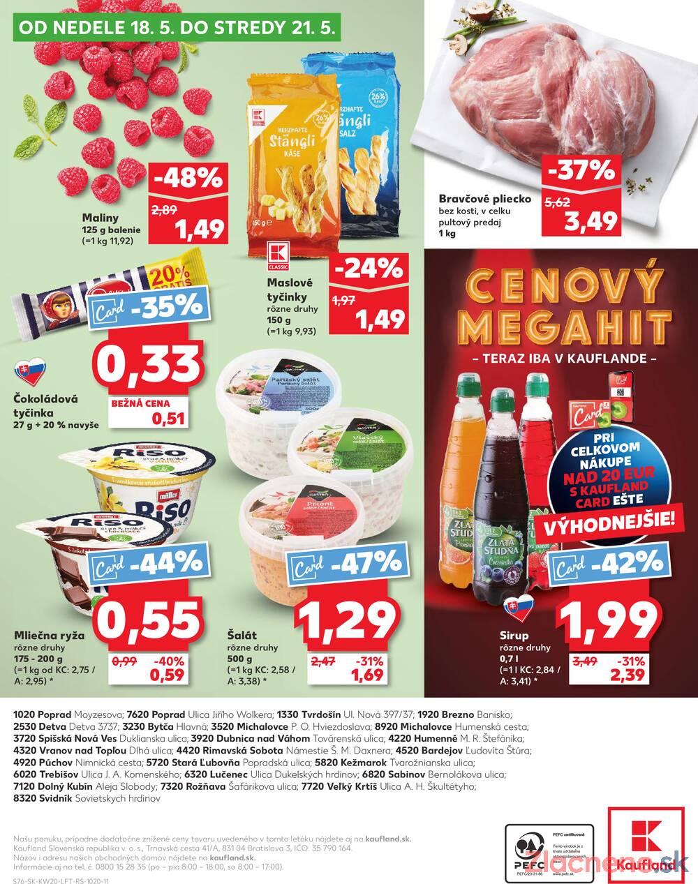 Leták Kaufland - Kaufland 15.5. - 21.5. - Kaufland Tvrdošín - strana 76 Leták Kaufland - Kaufland 15.5. - 21.5. - Kaufland Tvrdošín - strana 76