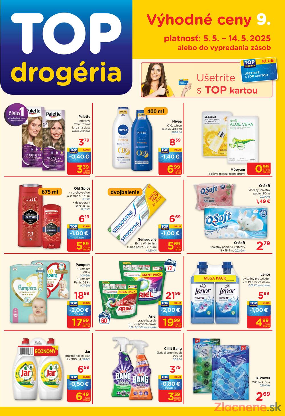 Leták TOP drogerie - TOP drogerie do 14.5. - strana 1