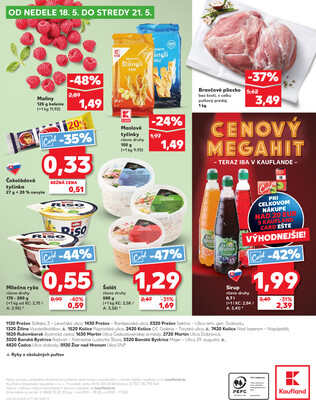 Kaufland 15.5. - 21.5. - Kaufland Prešov - Sekčov 
