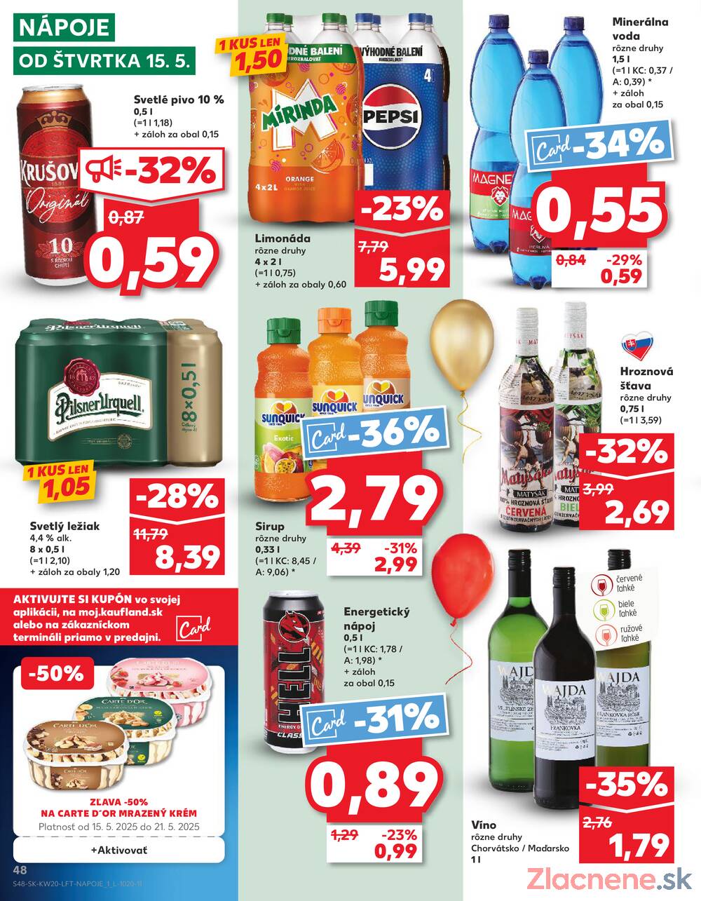 Leták Kaufland - Kaufland 15.5. - 21.5. - Kaufland Prešov - Ľubotice - strana 48