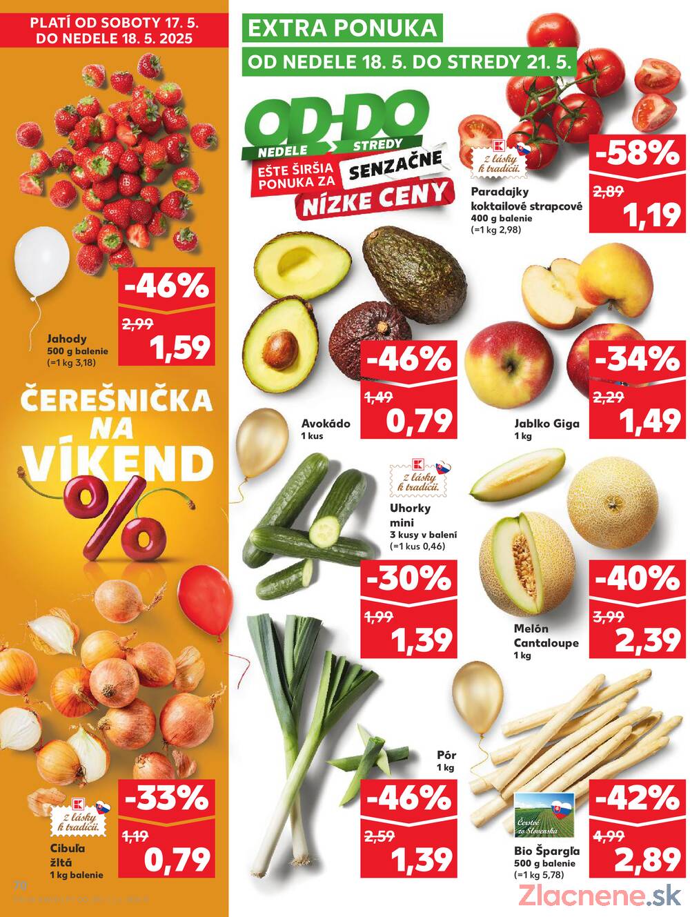 Leták Kaufland - Kaufland 15.5. - 21.5. - Kaufland Levice - strana 70